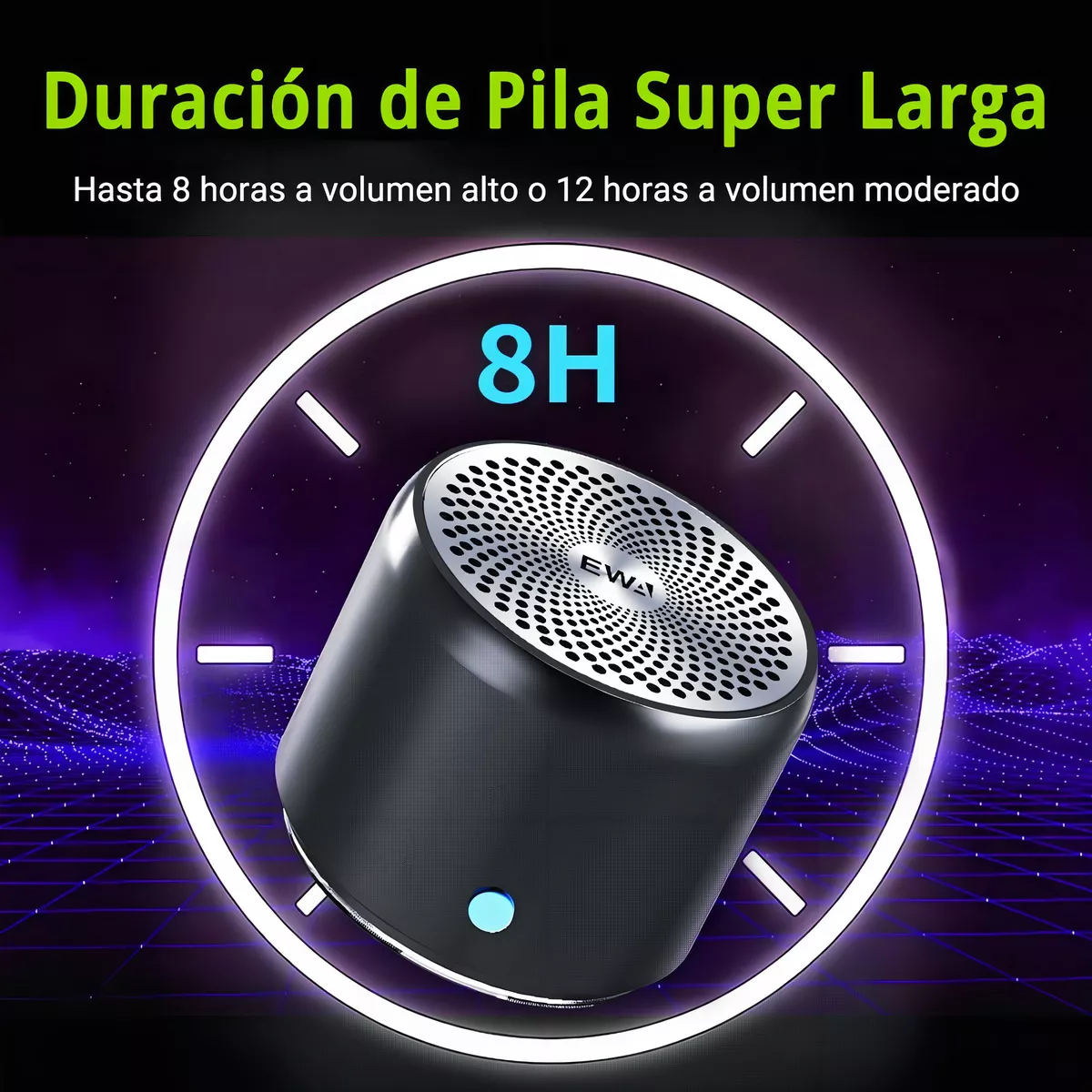 Foto 7 pulgar | Bocina Ewa A106 Bluetooth Portátil Y Recargable Negro