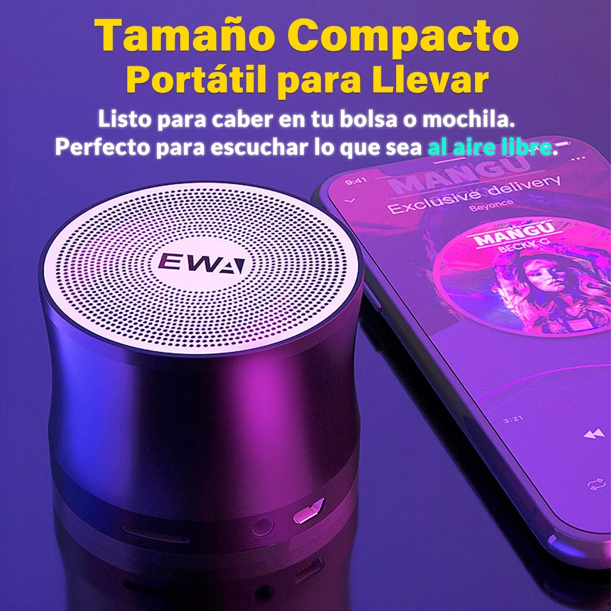 Foto 4 pulgar | Altavoces Bluetooth Ewa A109 Pro Tws True Wireless Negros