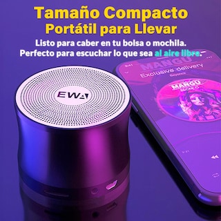Foto 3 | Altavoces Bluetooth Ewa A109 Pro Tws True Wireless Negros