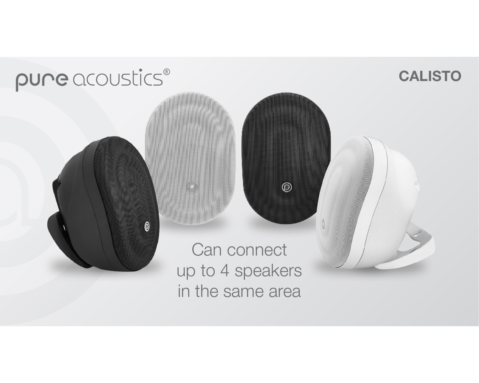 Foto 5 pulgar | Bocinas Activas de Exterior Inalámbricas Pure Acoustics Plug & Play IPX6 Bluethooth Calisto Blancas