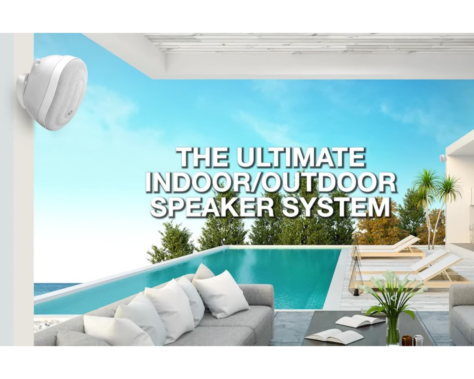 Foto 7 | Bocinas Activas de Exterior Inalámbricas Pure Acoustics Plug & Play IPX6 Bluethooth Calisto Blancas