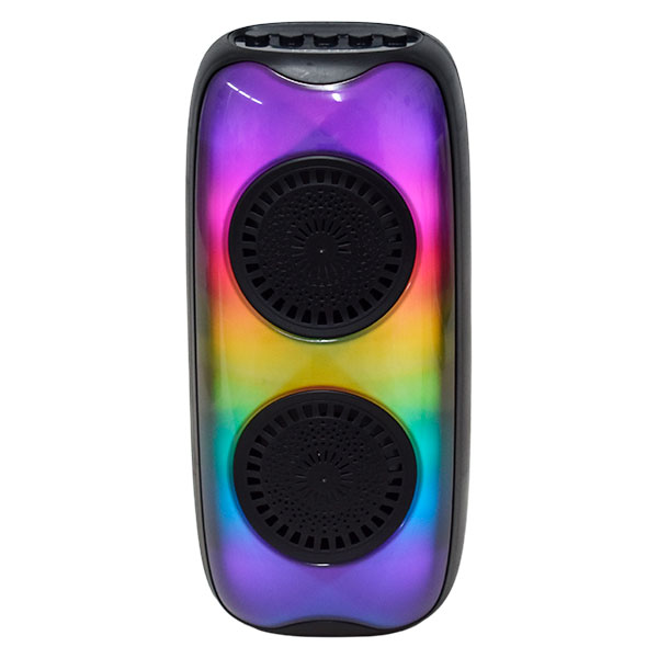 Bocina Bluetooth Recargable De 3 Pulgadas X2 Con Luz Led