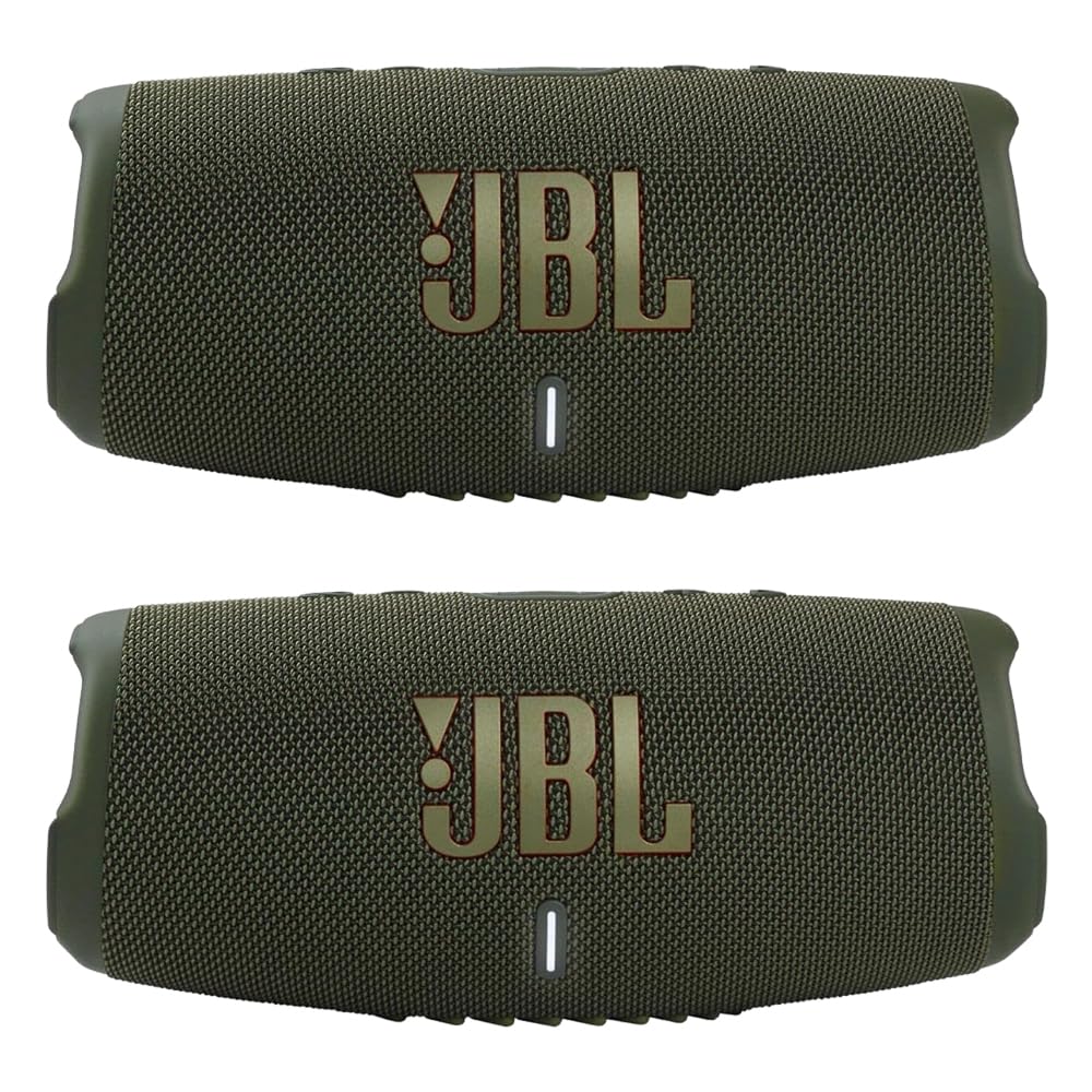 Foto 2 pulgar | Bocina Bluetooth Jbl Charge 5 Impermeable Verde 2 Piezas  - Venta Internacional