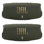 Bocina Bluetooth Jbl Charge 5 Impermeable Verde 2 Piezas - Venta Internacional
