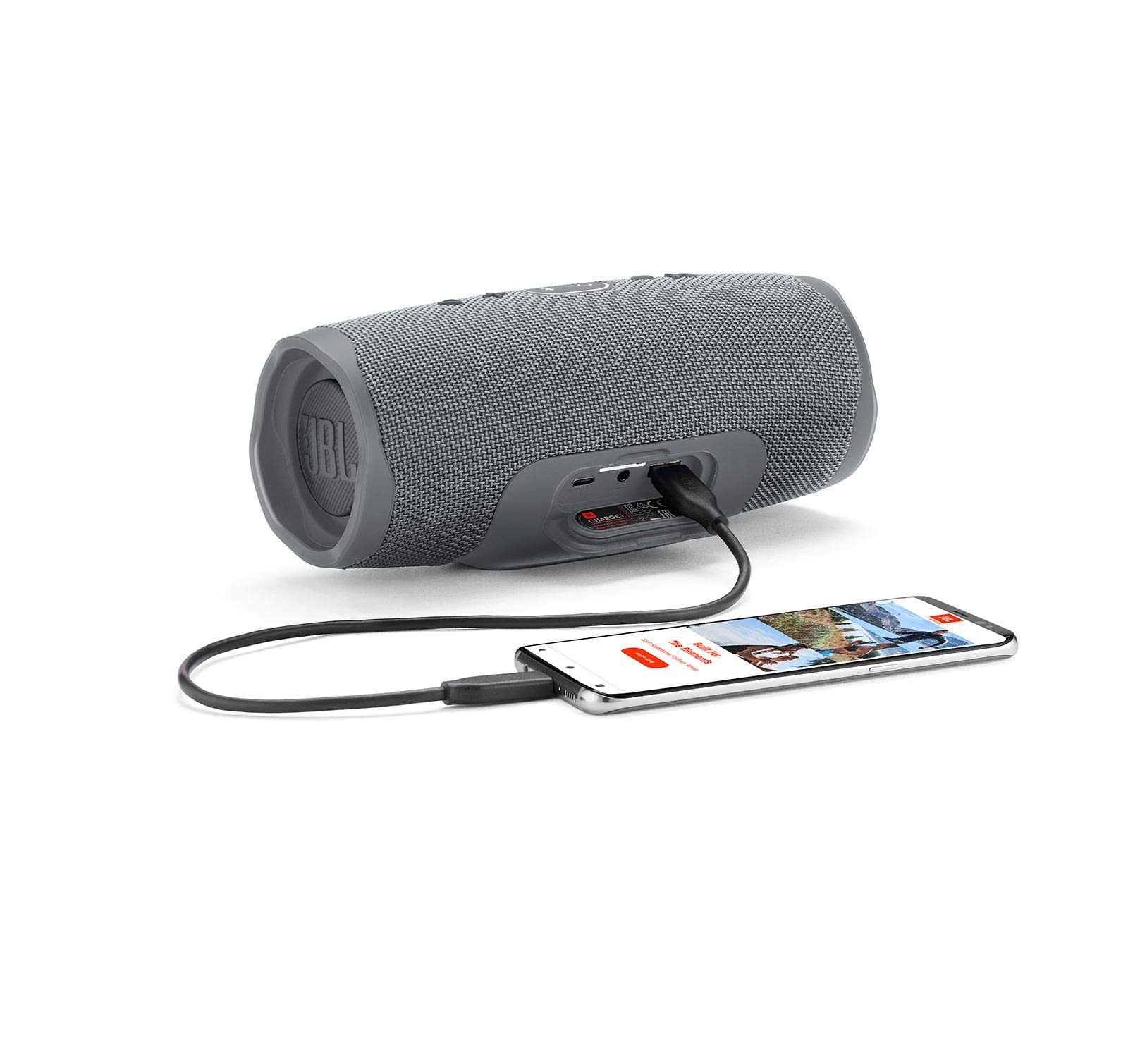 Foto 5 pulgar | Altavoz Bluetooth Jbl Charge 4 Impermeable Portátil Gris - Venta Internacional