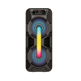 Foto 2 | Bocina Bluetooth Bafle Doble Karaoke Microfono Incluido Radio Fm Micro Sd Ubs Luz Led 7400 Watts