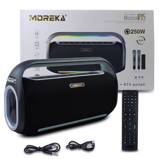 Foto 1 | Altavoz Bluetooth A33 Bocina Karaoke Con Doble Micrófono 250w