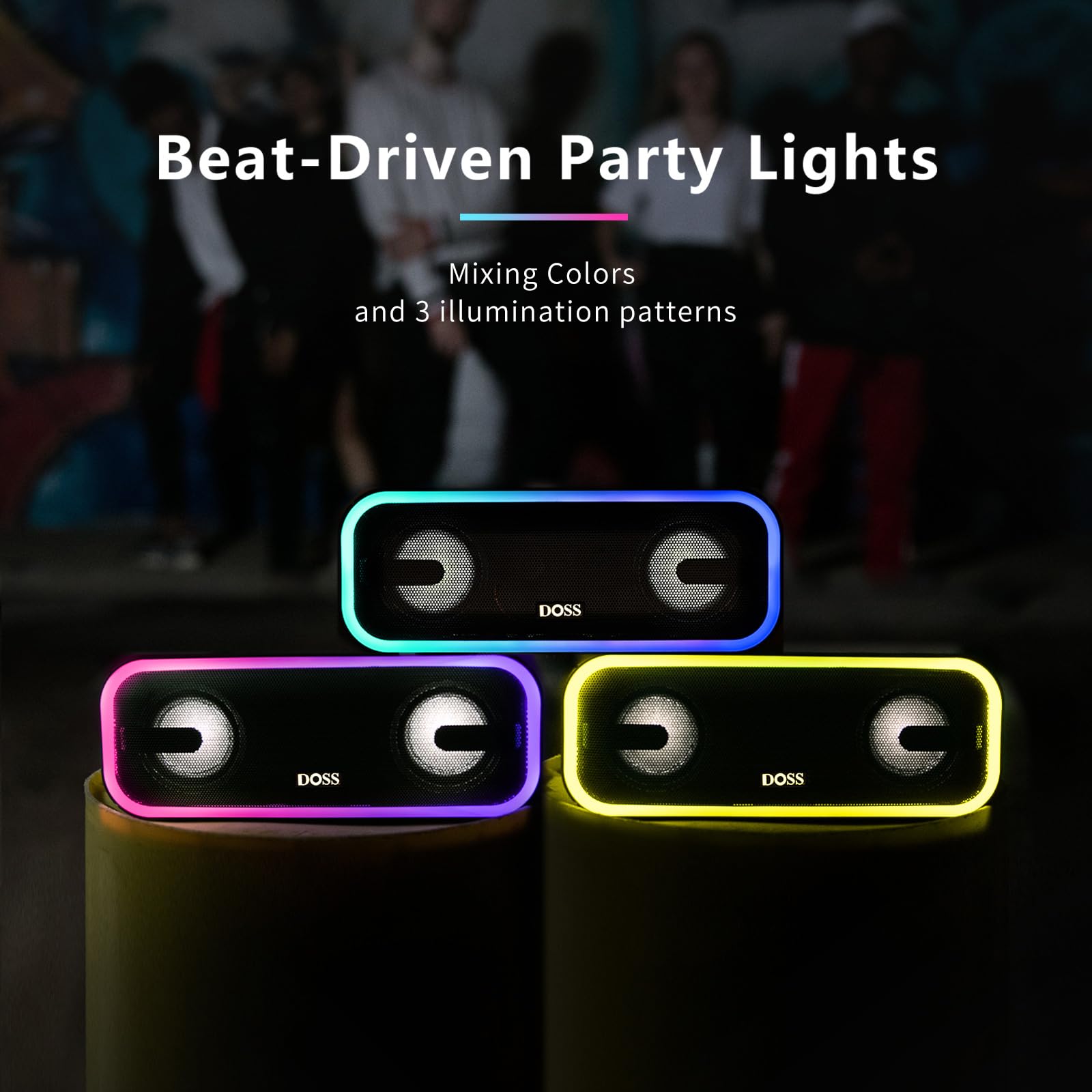 Foto 7 pulgar | Altavoz Bluetooth Doss Soundbox Pro+ 24w Ipx6 Impermeable - Venta Internacional