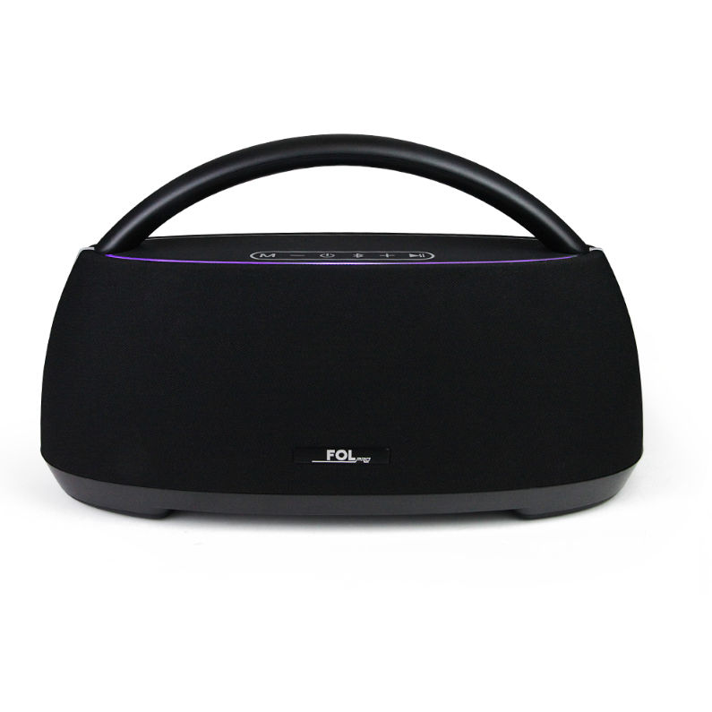 Foto 1 | Bocina Fol Inalámbrica Bluetooth Tws Portátil Recargable 90w Negro Con Rgb R215l