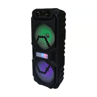 Foto 2 | Bocina Bluetooth Recargable de 8″x2 con Luz Led y Micrófono