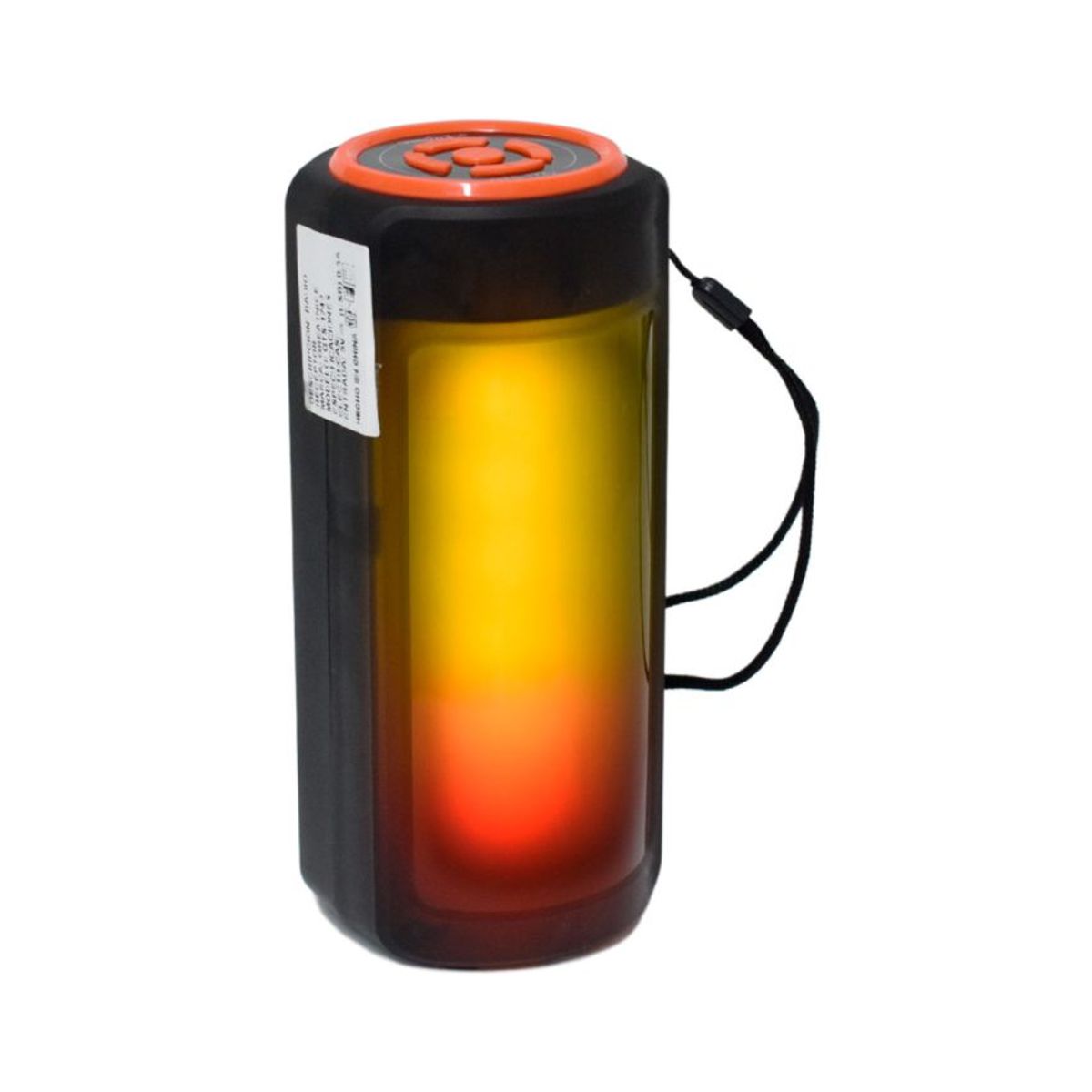 Bocina Bluetooth Recargable con Luces Led Tipo Flama