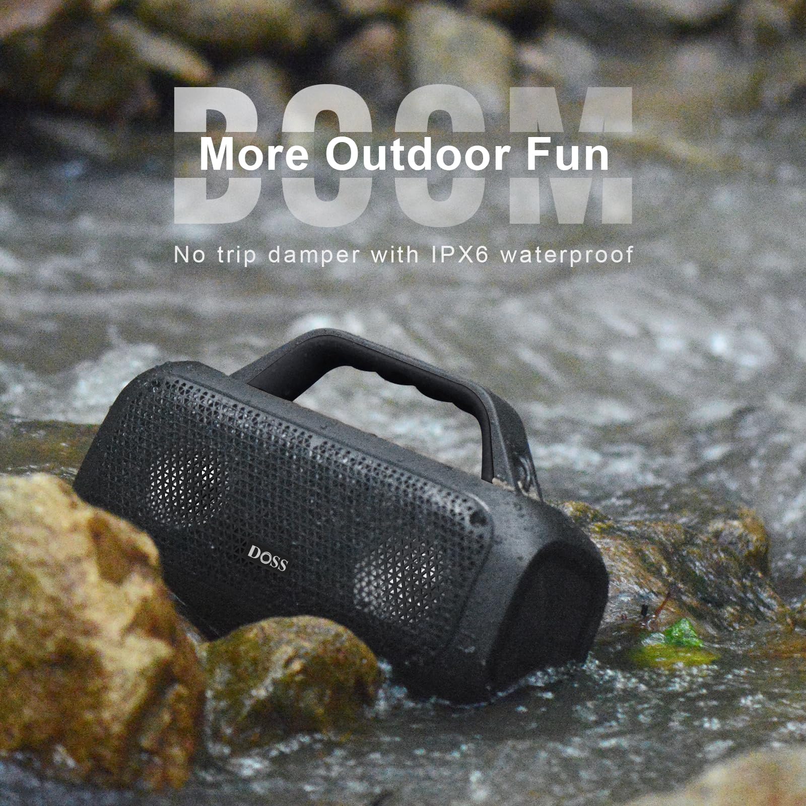 Foto 5 pulgar | Altavoz Bluetooth Para Exteriores Doss Extreme Boom De 60 W Con 30 H De Tiempo De Reproducción - Venta Internacional.