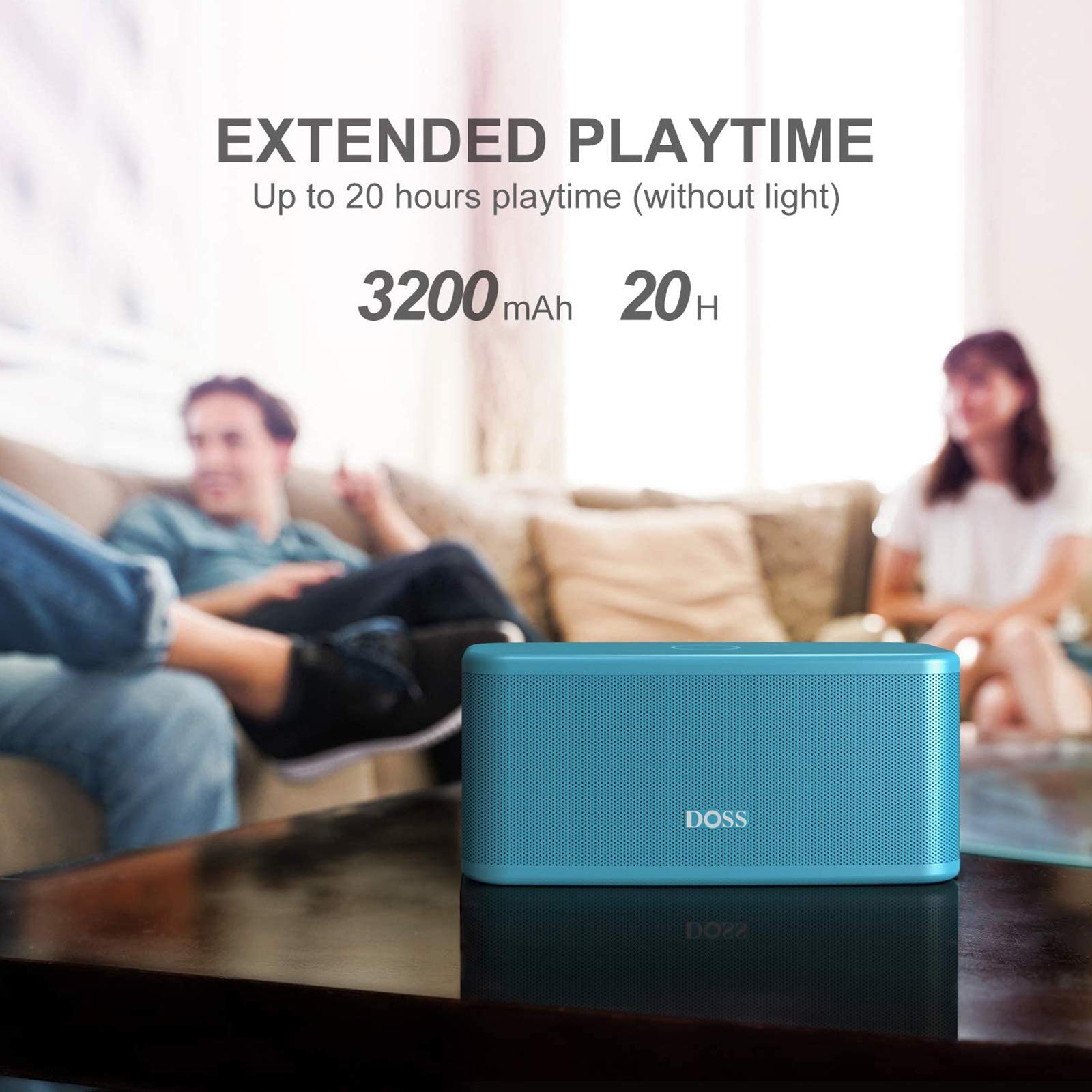 Foto 7 | Altavoz Bluetooth Doss Soundbox Plus Portable 16w 20h Playti - Venta Internacional.
