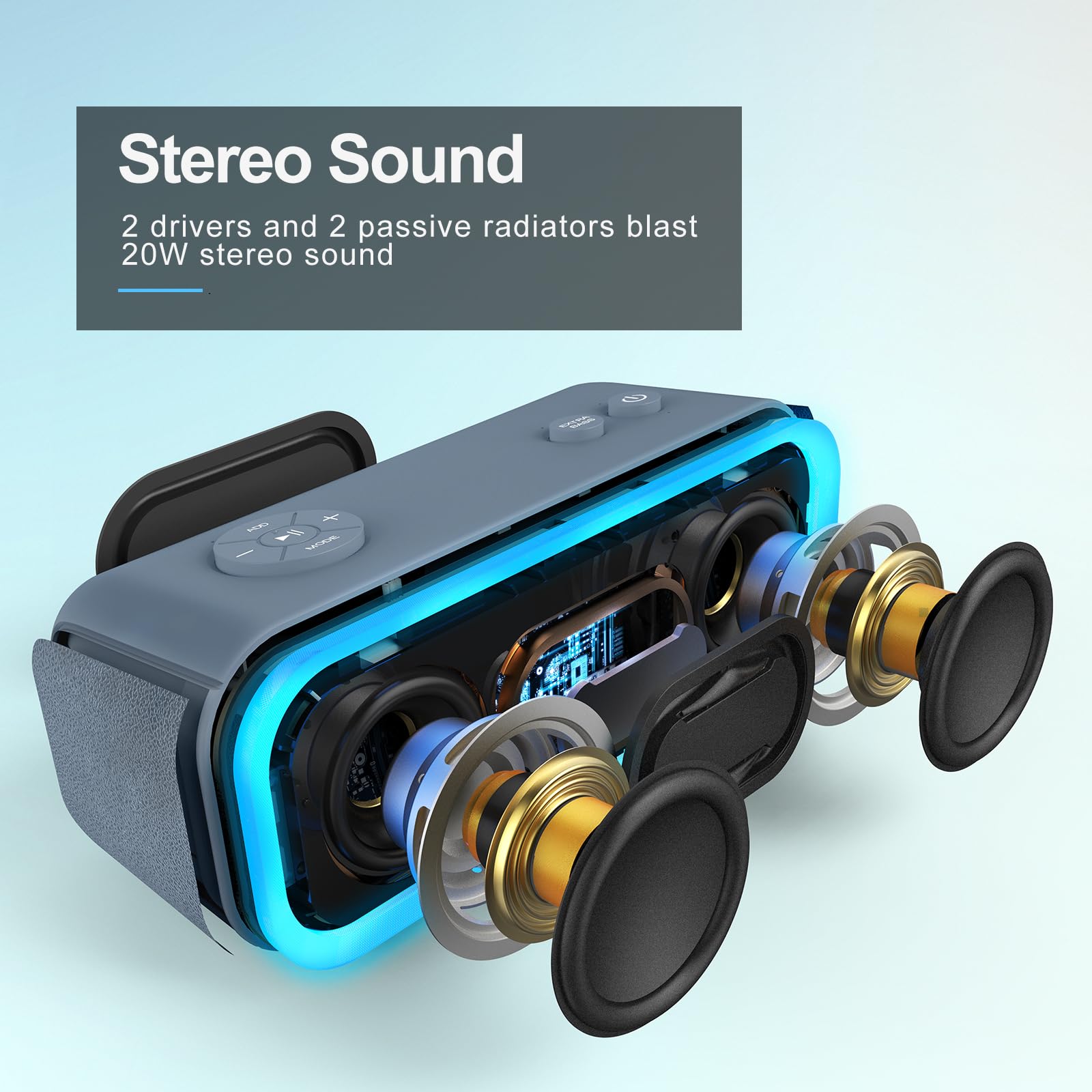Foto 3 pulgar | Altavoz Bluetooth Doss Soundbox Pro 20w Stereo Sound Ipx6 - Venta Internacional.