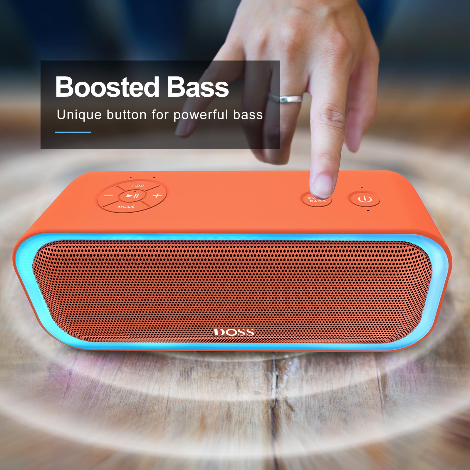 Foto 4 pulgar | Altavoz Bluetooth Doss Soundbox Pro 20w Stereo Sound Ipx6 - Venta Internacional.