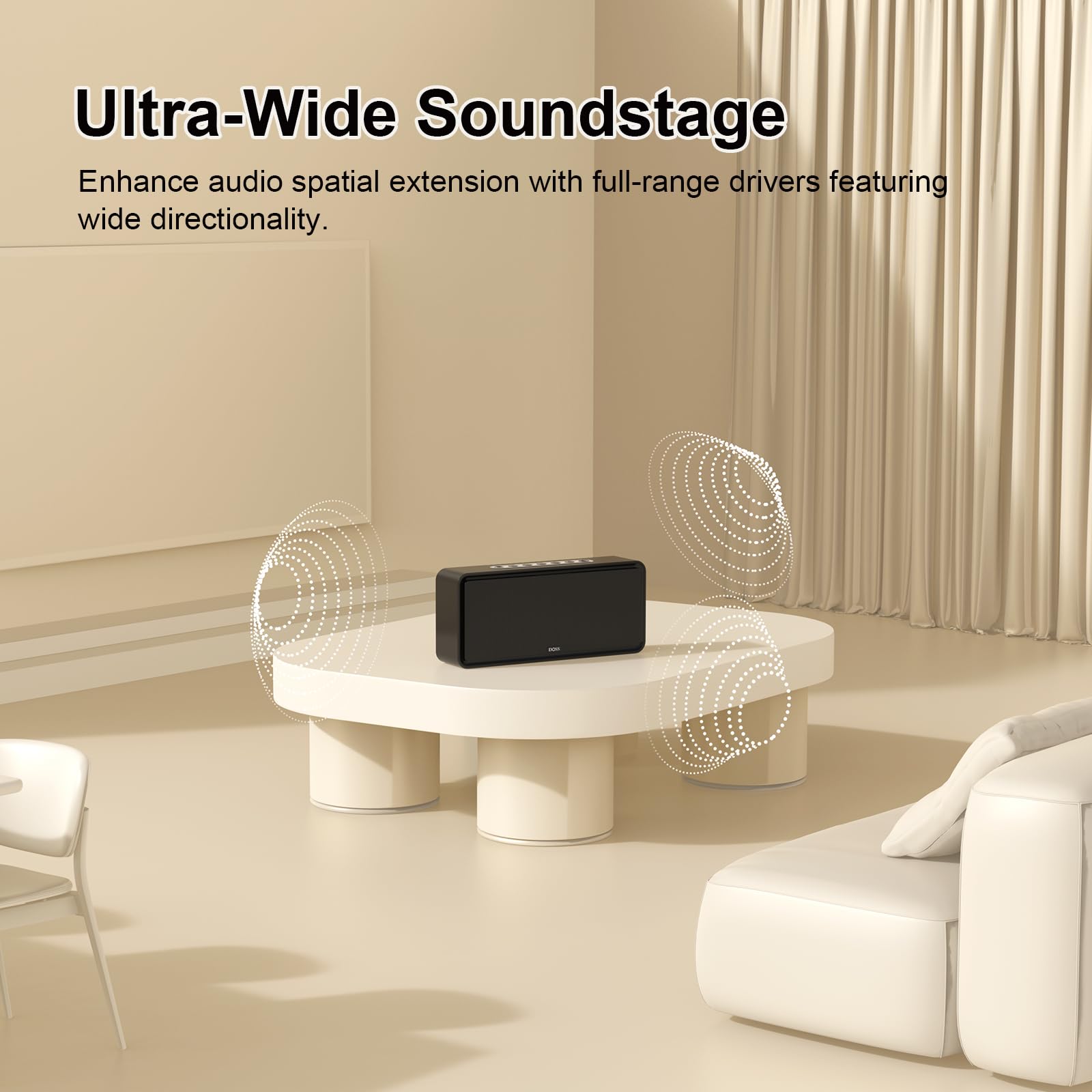 Foto 6 pulgar | Altavoz Bluetooth Doss Soundbox Xl 32w Con Subwoofer - Venta Internacional.