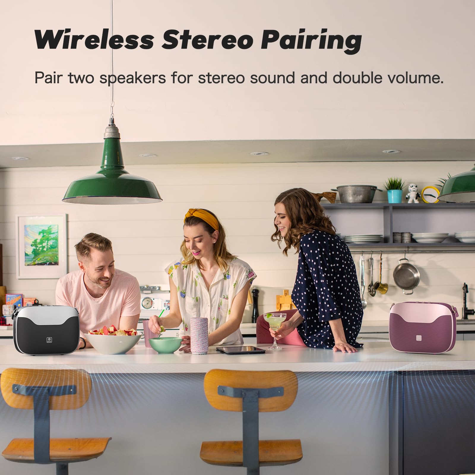 Foto 6 pulgar | Altavoz Bluetooth Doss Soundbox H100 50w 24h Playtime Rosa - Venta Internacional.