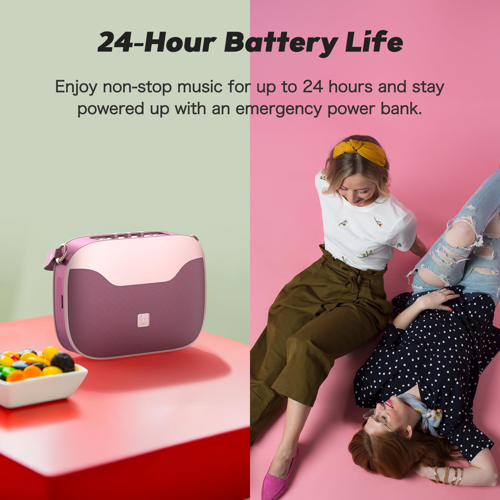 Foto 7 pulgar | Altavoz Bluetooth Doss Soundbox H100 50w 24h Playtime Rosa - Venta Internacional.