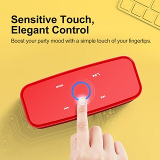 Foto 3 | Altavoz Bluetooth Doss Soundbox Touch 12w Hd Sound Red - Venta Internacional.