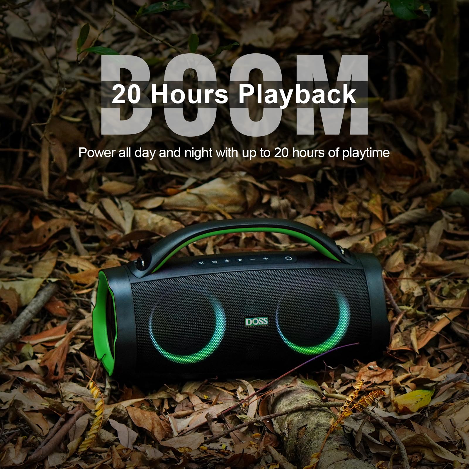 Foto 5 pulgar | Altavoz Bluetooth Doss Extreme Boom Pro 100w Stereo Sound - Venta Internacional.