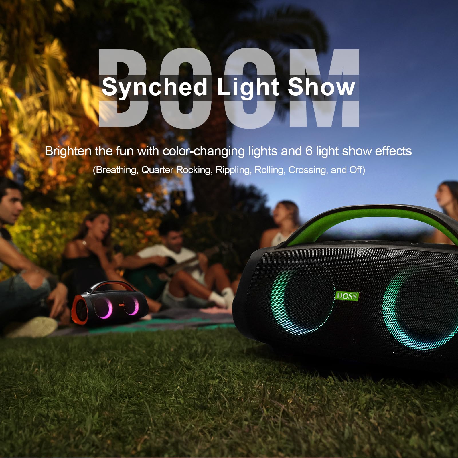 Foto 8 pulgar | Altavoz Bluetooth Doss Extreme Boom Pro 100w Stereo Sound - Venta Internacional.