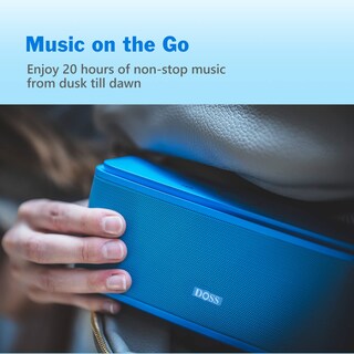 Foto 5 | Altavoz Bluetooth Doss Soundbox Touch 12w Hd Sound Blue - Venta Internacional.