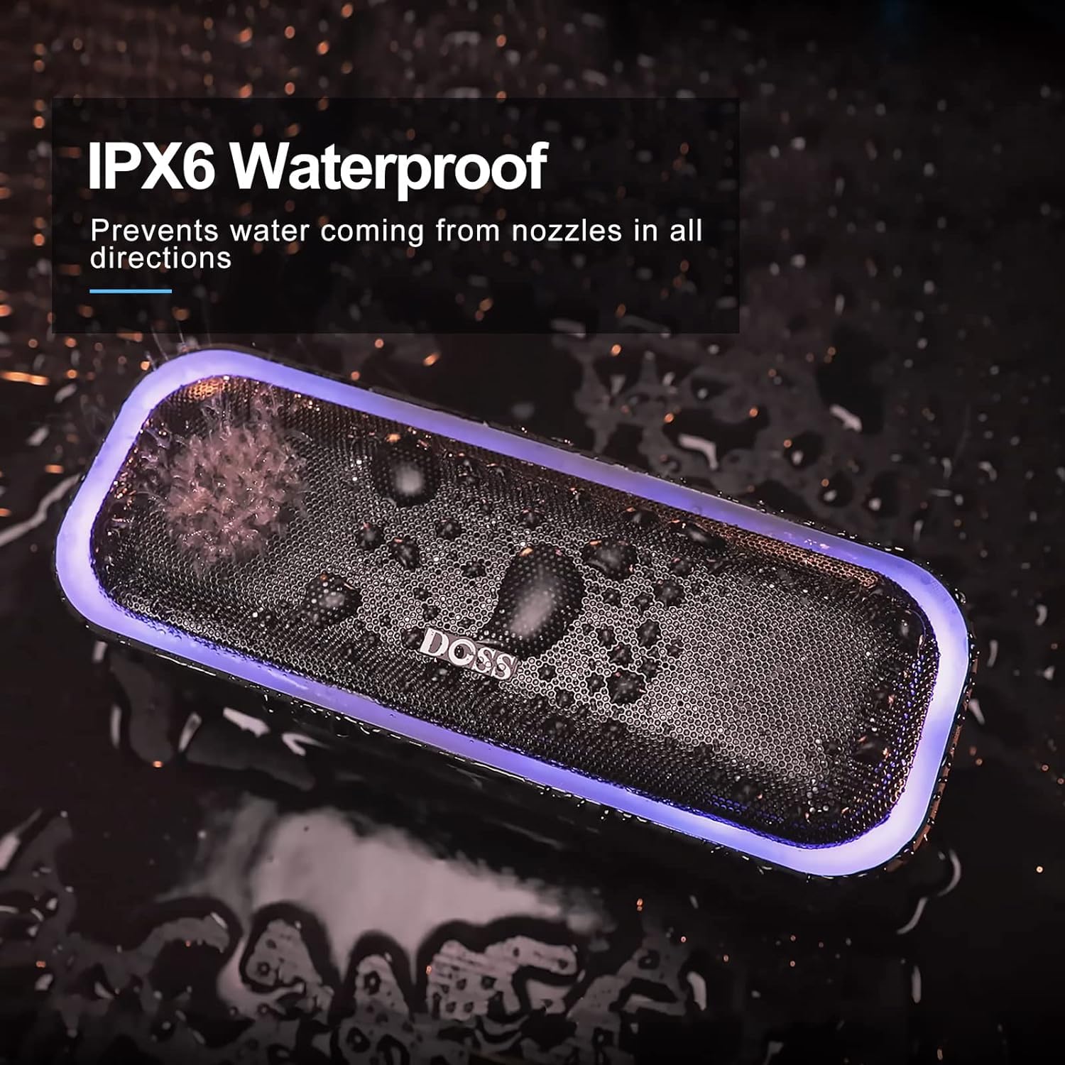 Foto 6 pulgar | Altavoz Bluetooth Doss Soundbox Pro 20w Estéreo Ipx6 Gris - Venta Internacional.