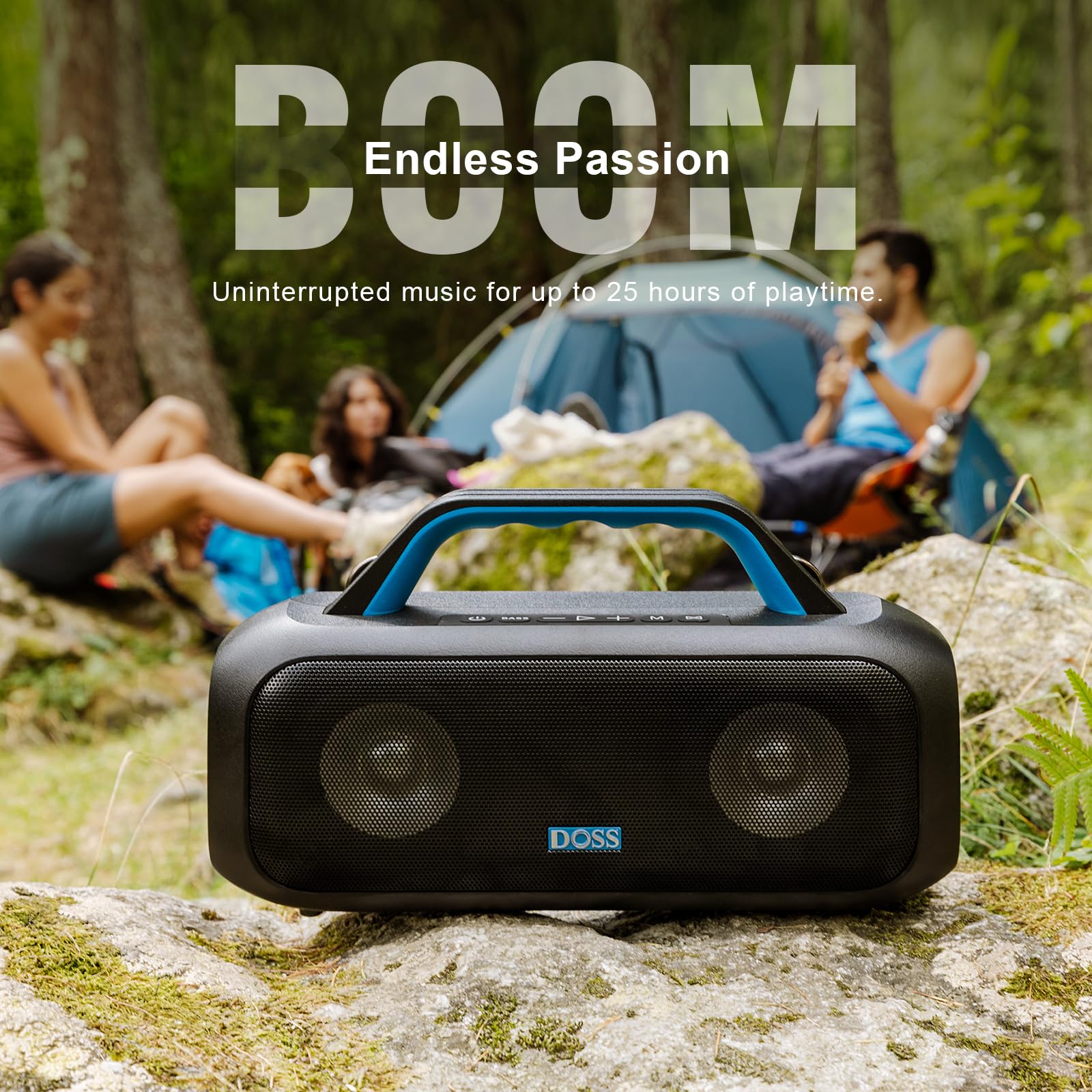 Foto 5 | Altavoz Bluetooth Doss Extreme Boom S 60w Ipx6 Impermeable - Venta Internacional.