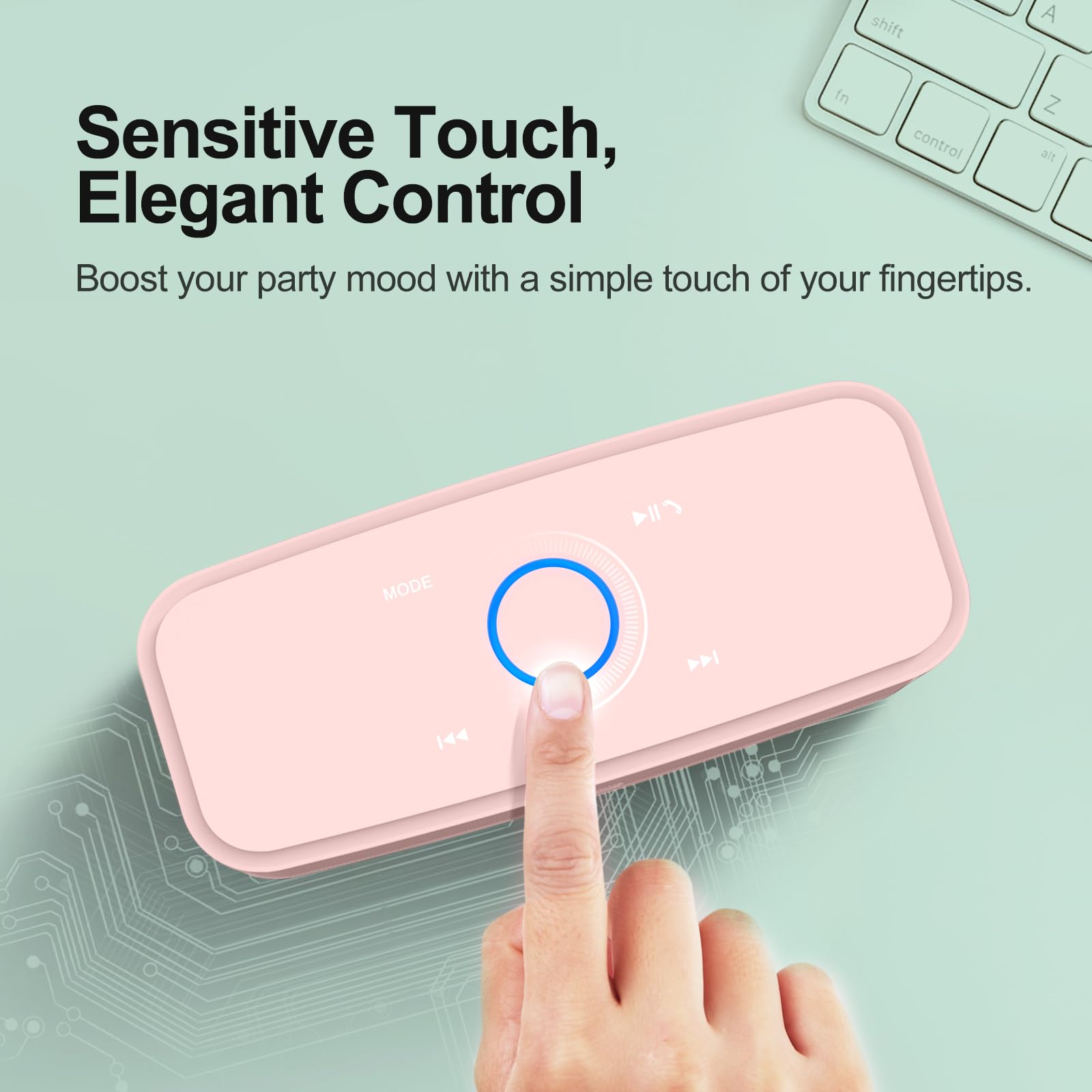 Foto 4 pulgar | Altavoz Bluetooth Doss Soundbox Touch 12w Ipx5 Impermeable - Venta Internacional