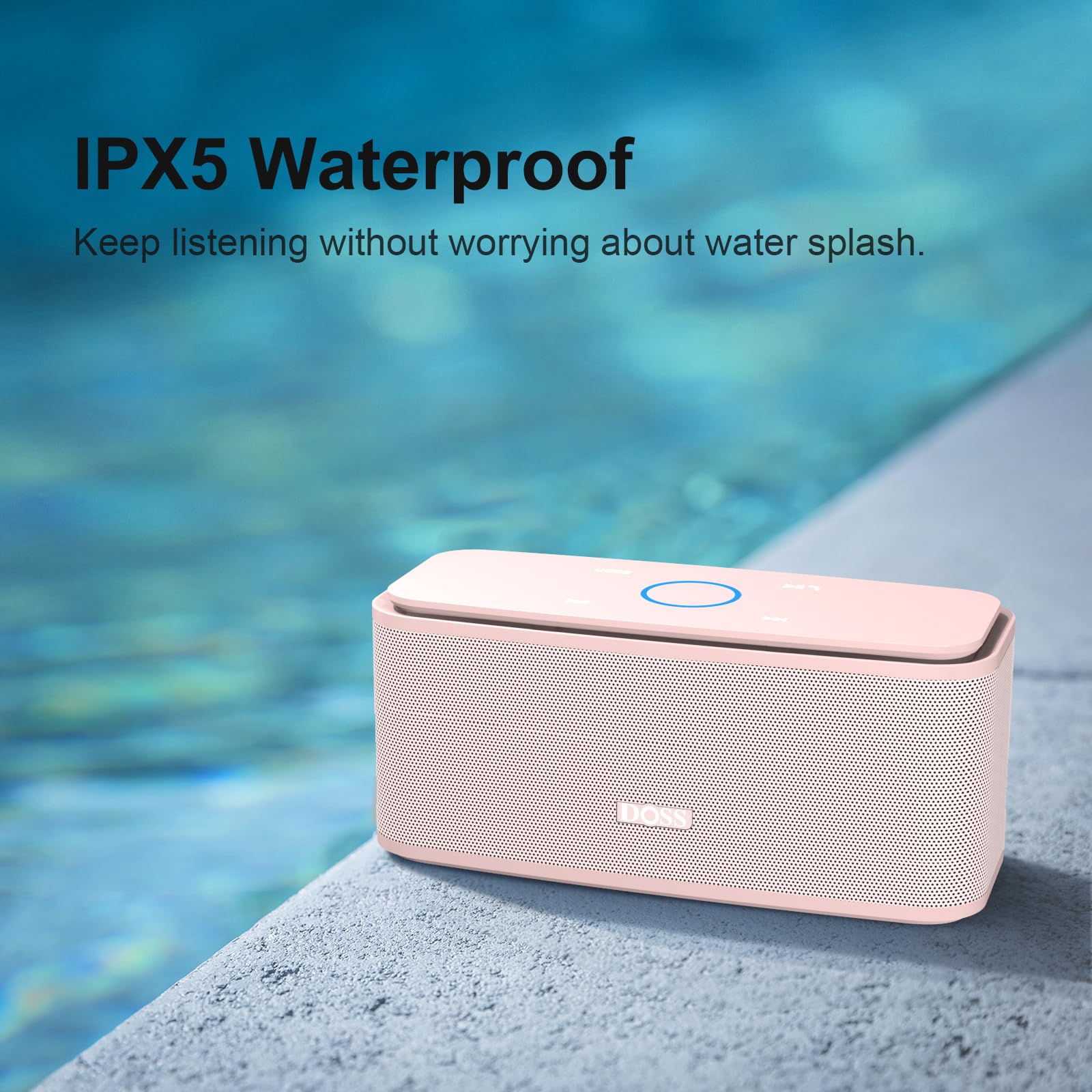 Foto 5 pulgar | Altavoz Bluetooth Doss Soundbox Touch 12w Ipx5 Impermeable - Venta Internacional