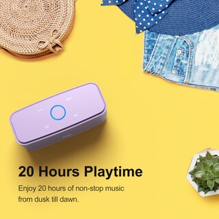 Foto 7 | Altavoz Bluetooth Doss Soundbox Touch 12w Hd Sound Purple - Venta Internacional.