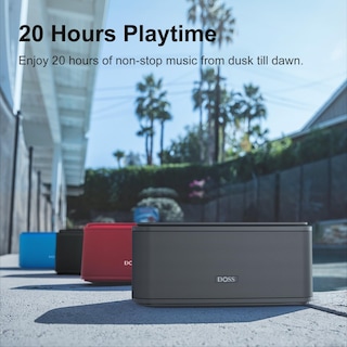 Foto 7 | Altavoz Bluetooth Doss Soundbox Touch 12w Hd Sound Grey - Venta Internacional.