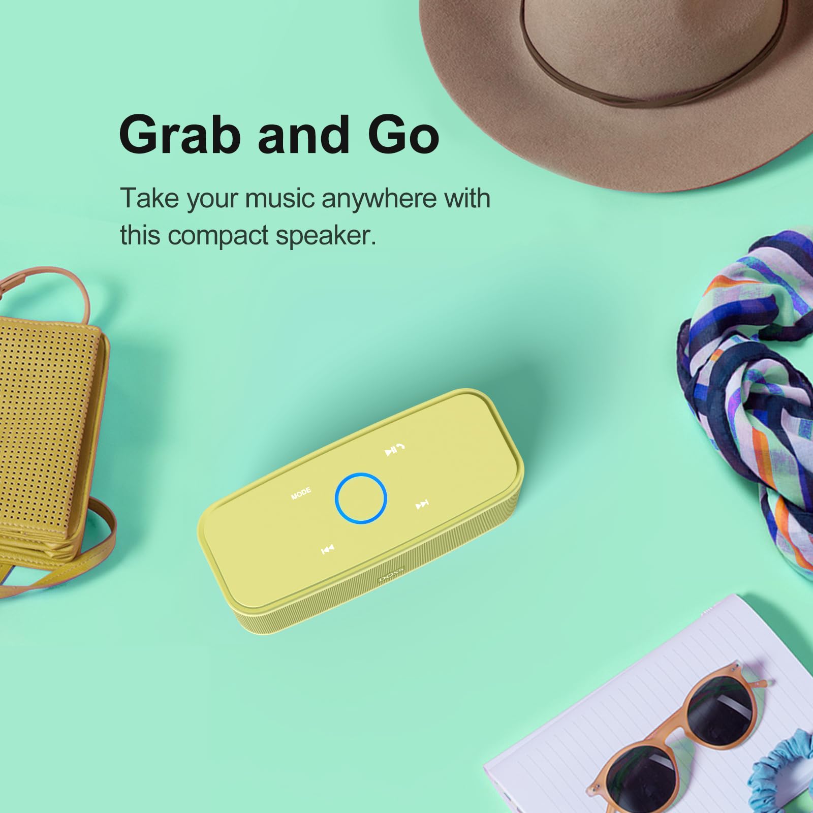 Foto 7 pulgar | Altavoz Bluetooth Doss Soundbox Touch 12w Hd Sound Yellow - Venta Internacional.