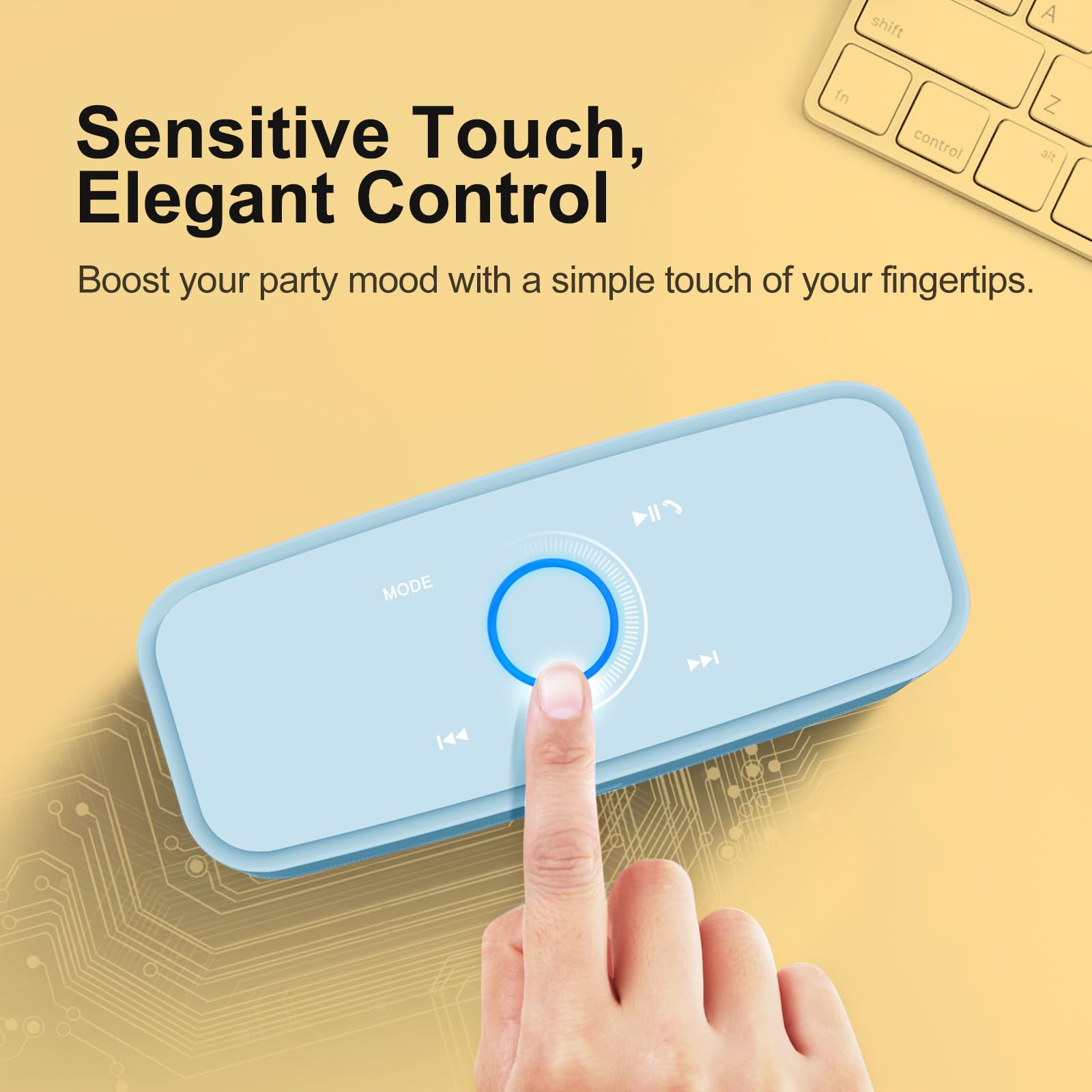 Foto 4 pulgar | Altavoz Bluetooth Doss Soundbox Touch 12w Hd Sound Ipx5 - Venta Internacional
