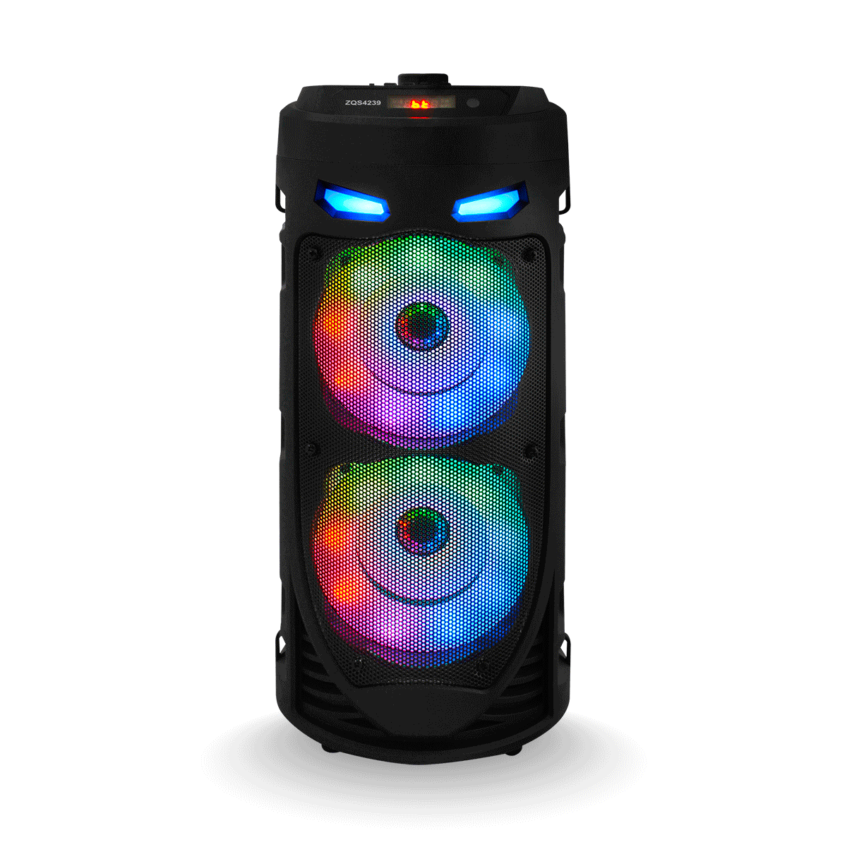 Foto 2 pulgar | Bocina Altavoz Bluetooth Linium  Portátil Luces Led Con Micrófono Negro