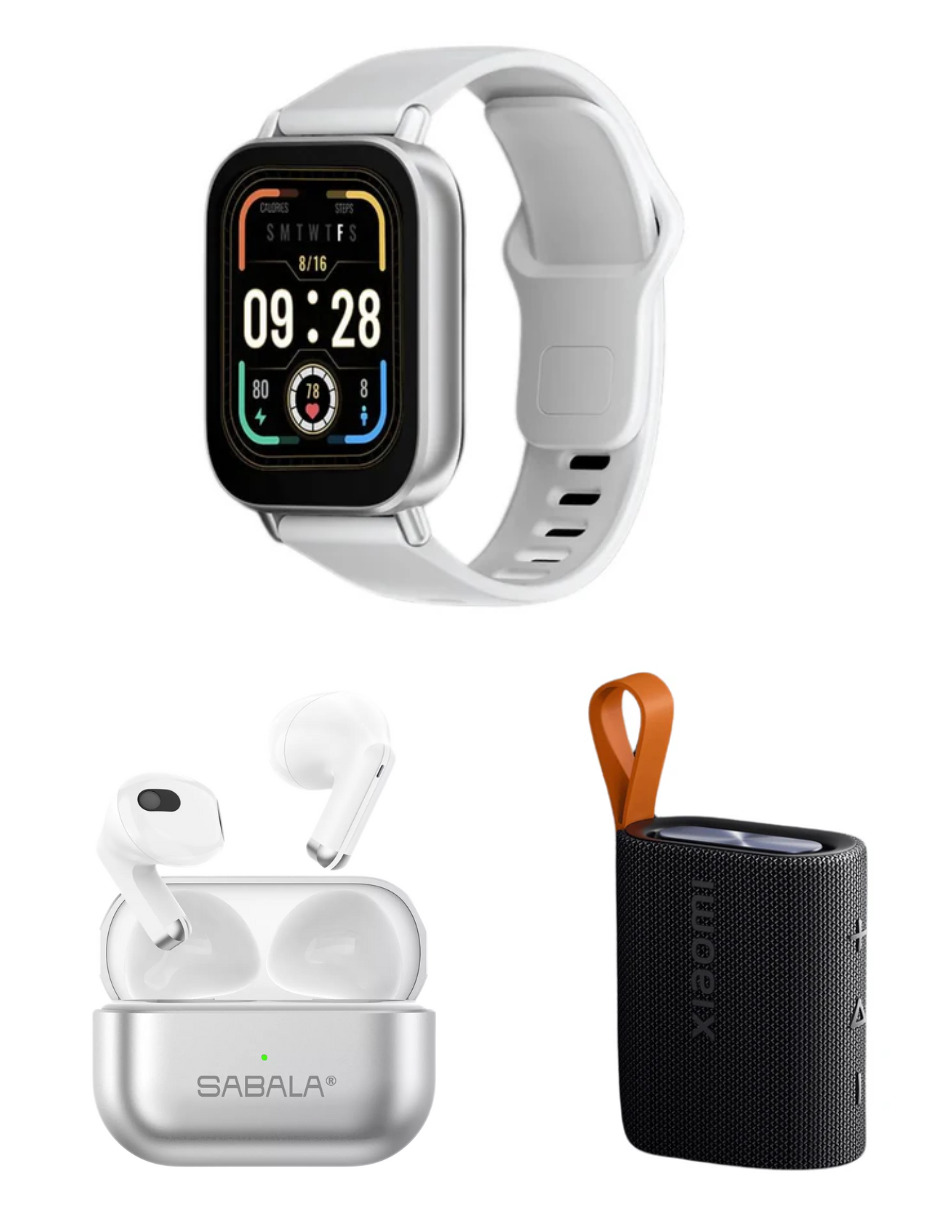 Foto 4 pulgar | Bundle Xiaomi Sound Poket Negro + Xiaomi Redmi Watch 5 Active + Sabala St-59.