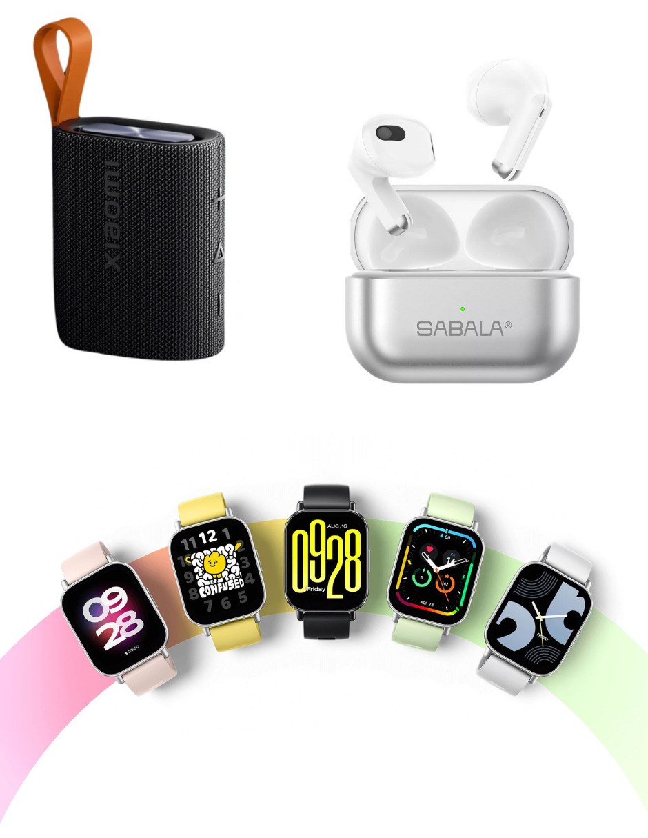 Foto 5 pulgar | Bundle Xiaomi Sound Poket Negro + Xiaomi Redmi Watch 5 Active + Sabala St-59.