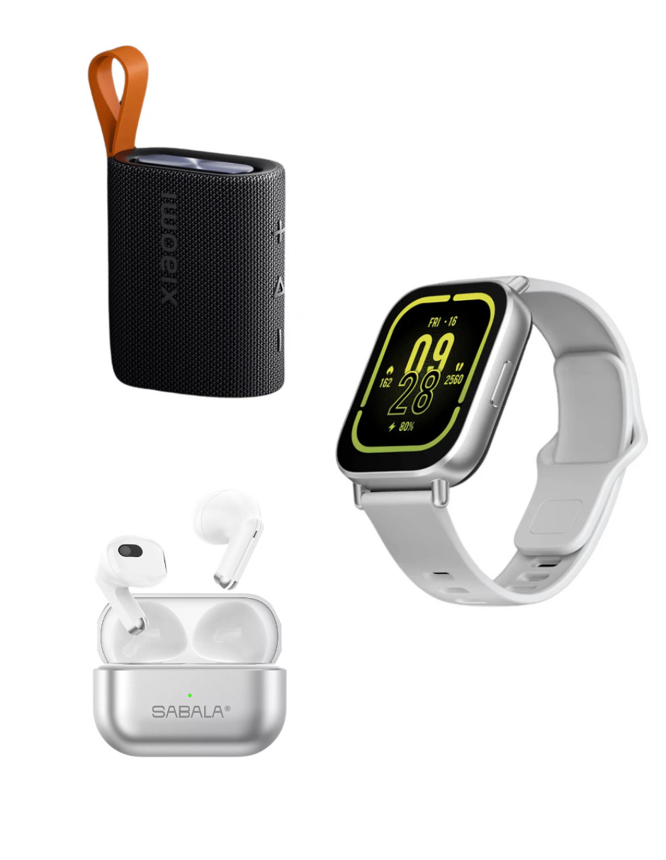 Foto 6 pulgar | Bundle Xiaomi Sound Poket Negro + Xiaomi Redmi Watch 5 Active + Sabala St-59.