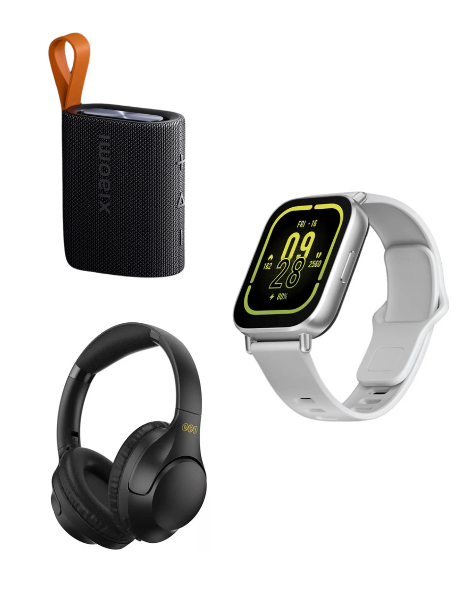 Foto 6 pulgar | Bundle Xiaomi Sound Poket Negro + Qcy H2 Pro. + Xiaomi Redmi Watch 5 Active