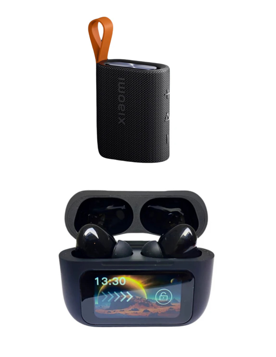 Foto 5 pulgar | Bundle Xiaomi Sound Poket Negro + Elibom Beats Flyer.