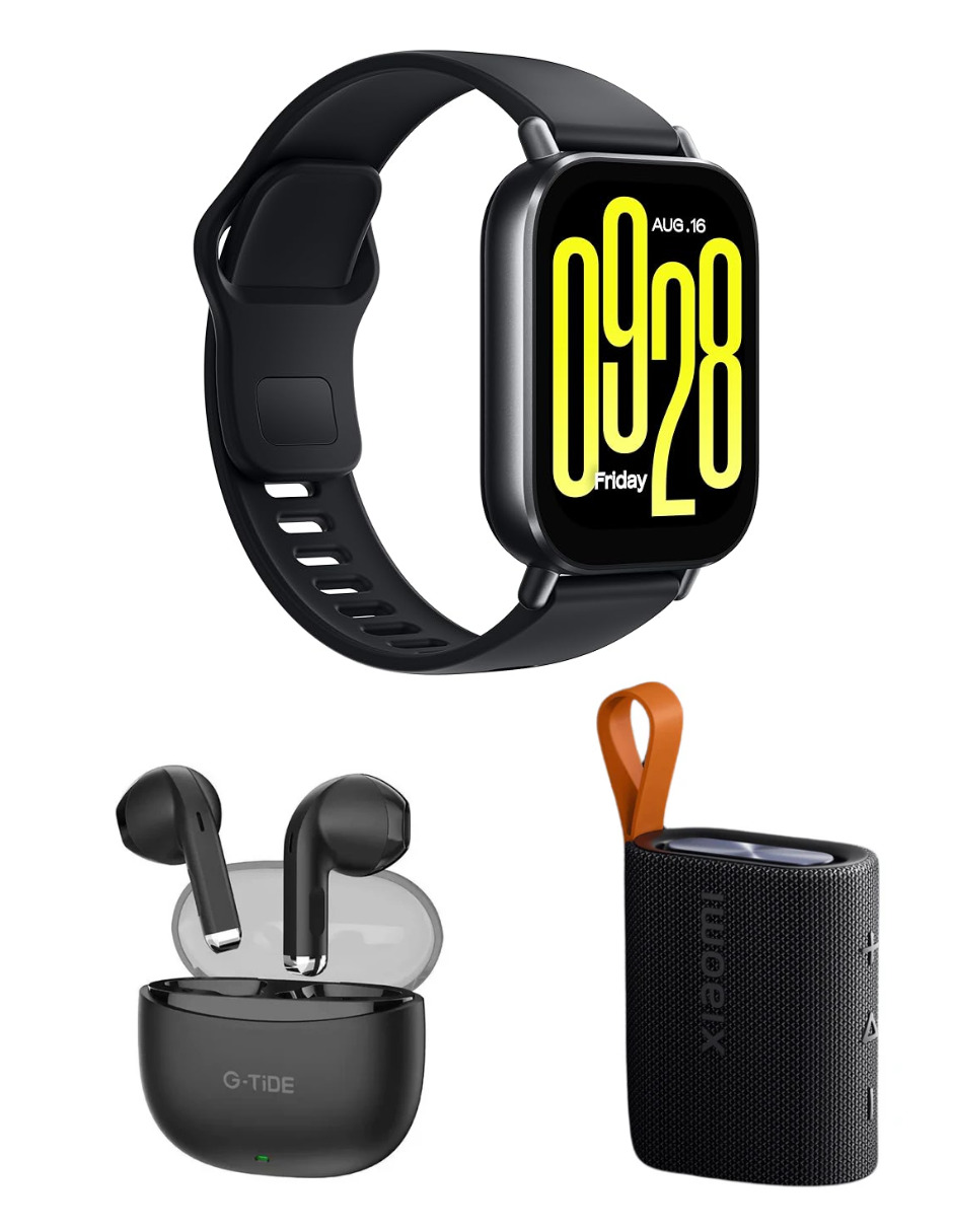 Foto 4 pulgar | Bundle Xiaomi Sound Poket Negro + G-tide L21. +  Xiaomi Redmi Watch 5 Active