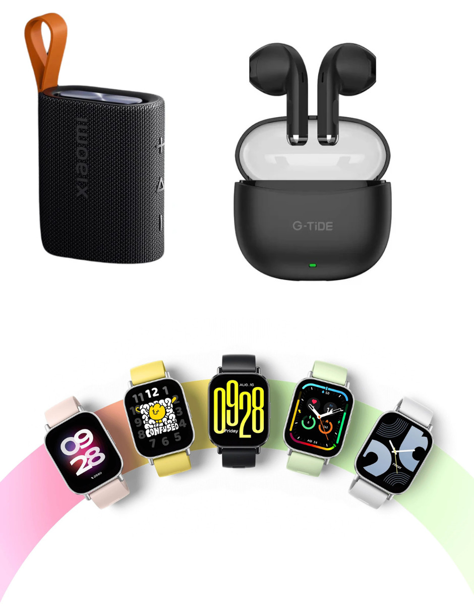 Foto 5 pulgar | Bundle Xiaomi Sound Poket Negro + G-tide L21. +  Xiaomi Redmi Watch 5 Active