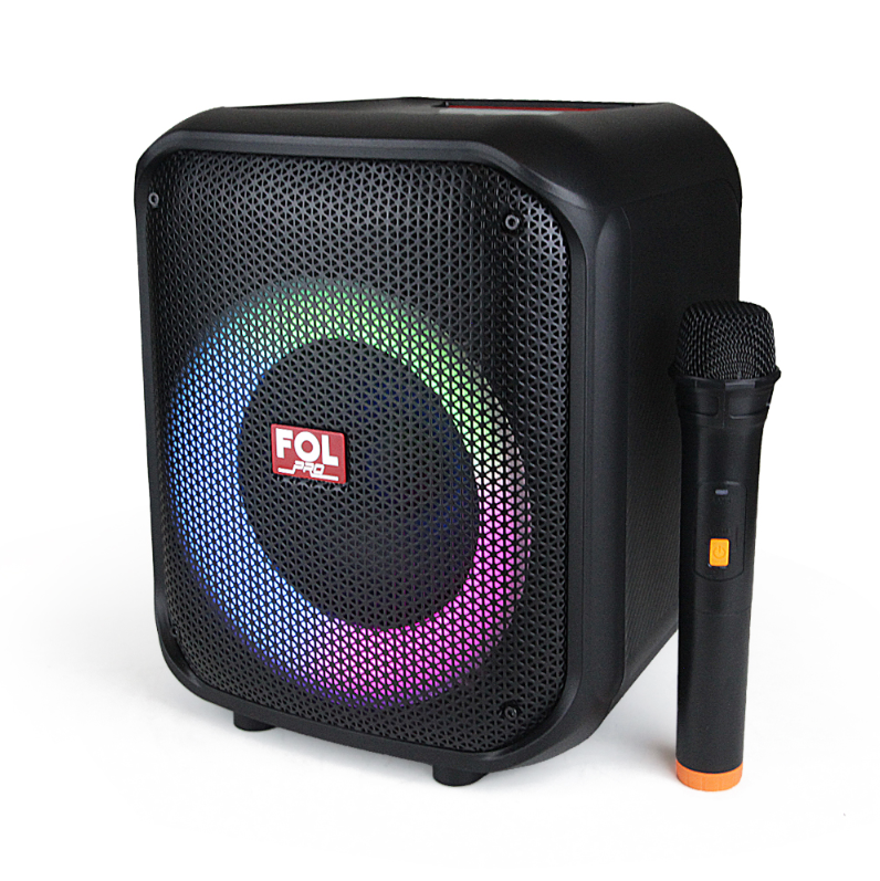 Foto 1 | Bocina Fol Portatil Recargable Inalámbrico Bluetooth Tws Con Micrófono Inalámbrico Fs-l1216m