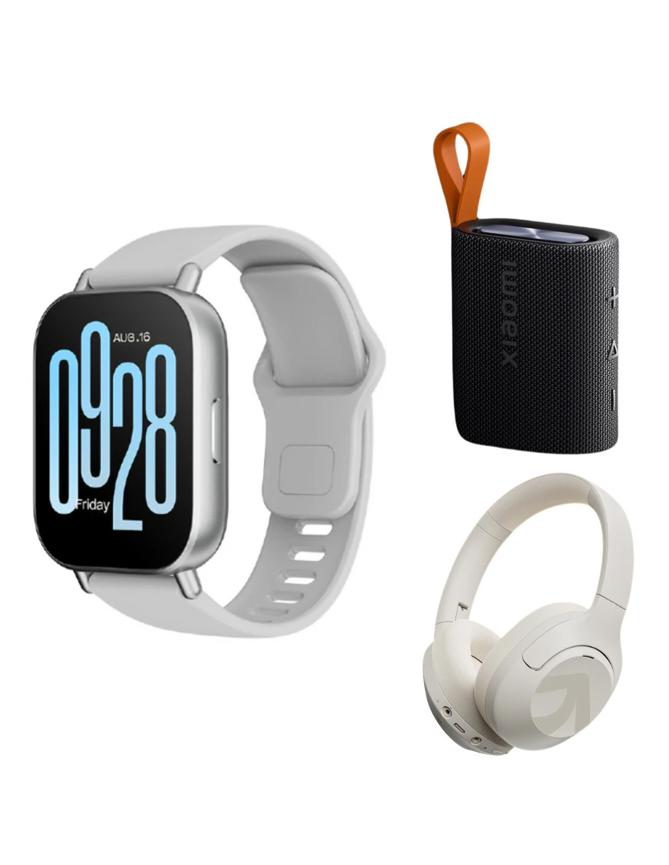 Foto 2 pulgar | Bundle Xiaomi Sound Poket Negro + Filwans H-zero + Xiaomi Redmi Watch 5 Active