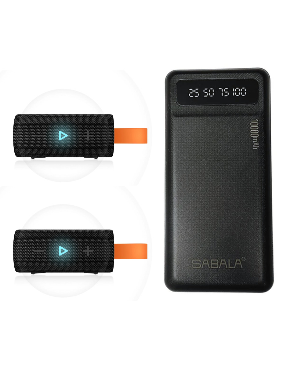 Foto 3 pulgar | Bundle De 2 Xiaomi Sound Poket Negro + 1 Power Bank 10000mha Sabala