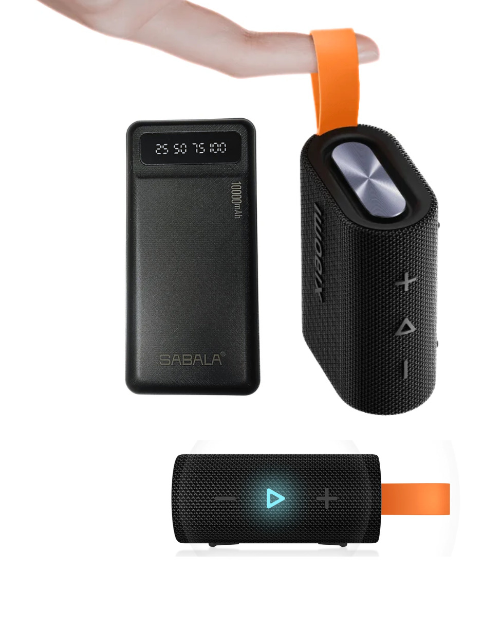 Foto 4 pulgar | Bundle De 2 Xiaomi Sound Poket Negro + 1 Power Bank 10000mha Sabala