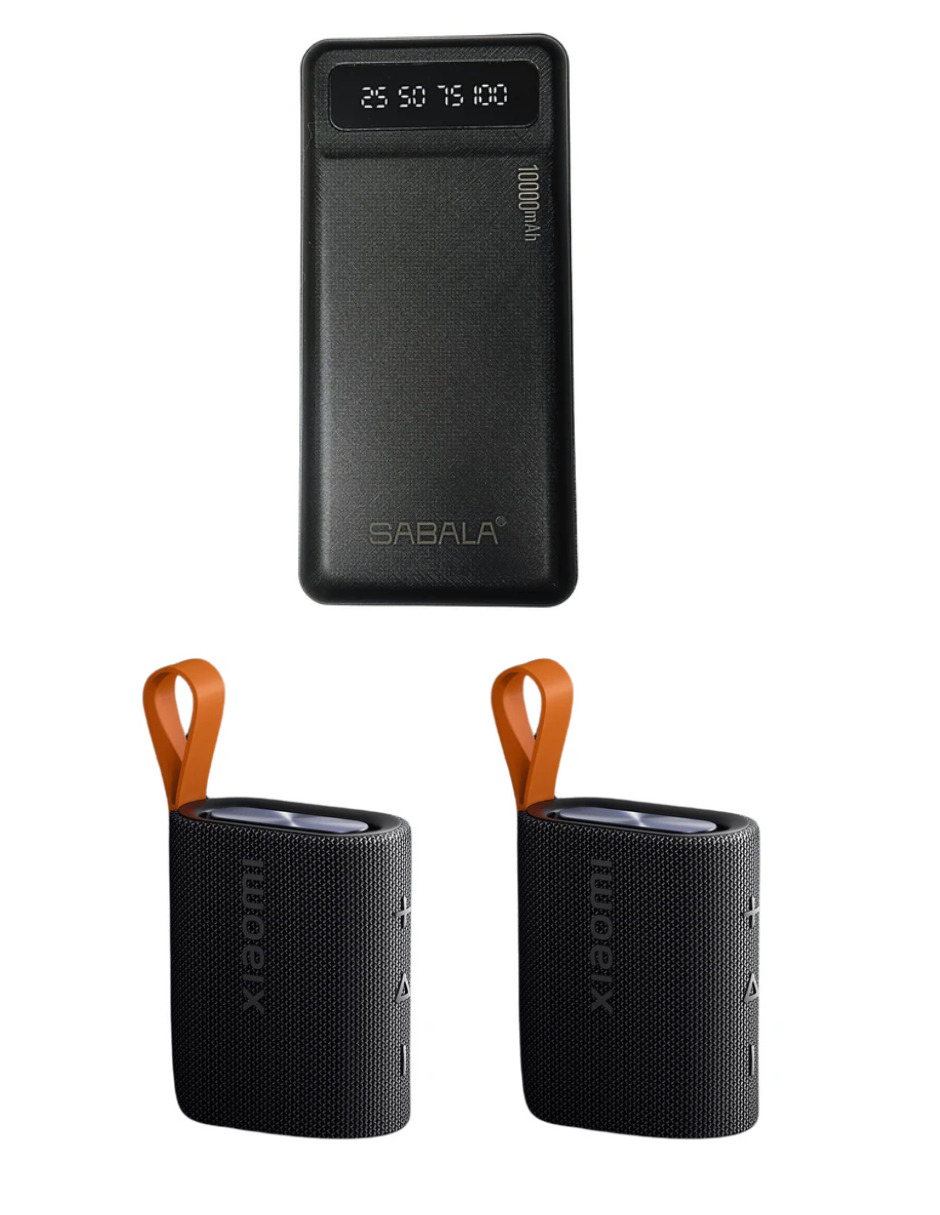 Foto 6 pulgar | Bundle De 2 Xiaomi Sound Poket Negro + 1 Power Bank 10000mha Sabala