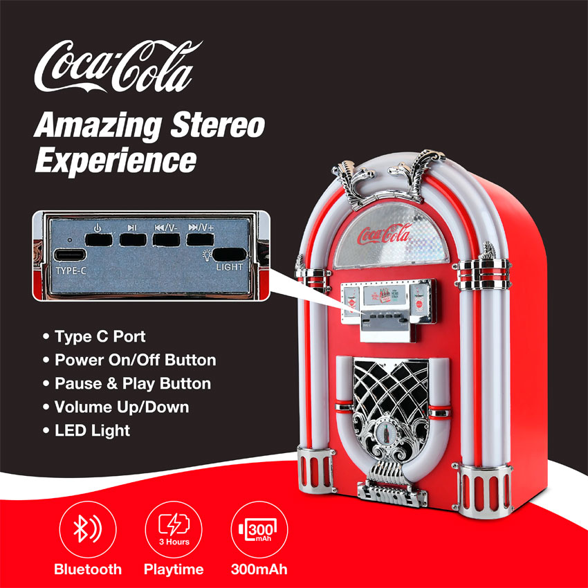 Foto 4 | Bocina Bt Coca-cola Rocola