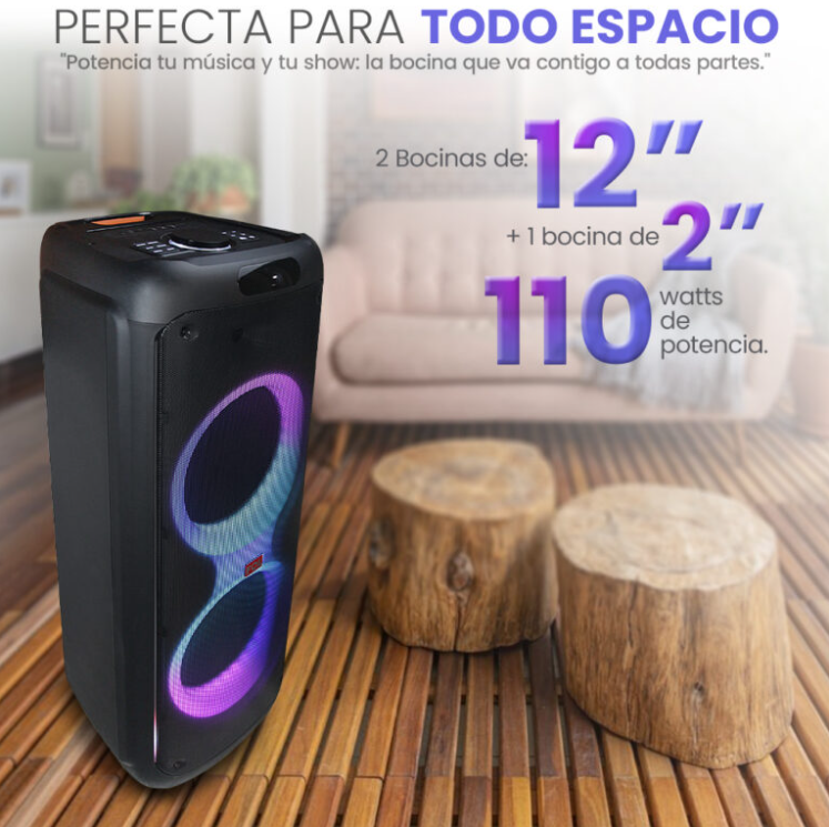 Foto 8 pulgar | Bocina Fol Inalámbrica Bluetooth Portatil Recargable Fs-l2212