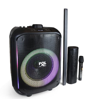 Foto 3 | Bocina Fol Torre de Sonido Inalámbrica Portátil Bluetooth Tws Recargable Con Micrófono
